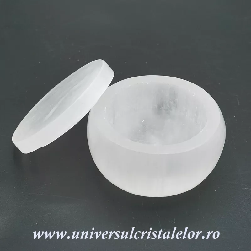 Selenit caseta bijuterii Selenit caseta bijuterii