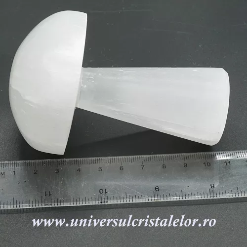 Selenit ciuperca alb 10 cm Selenit ciuperca alb 10 cm