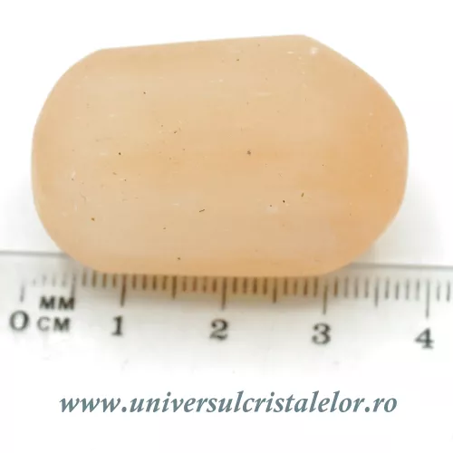 Selenit orange piatra rulata 