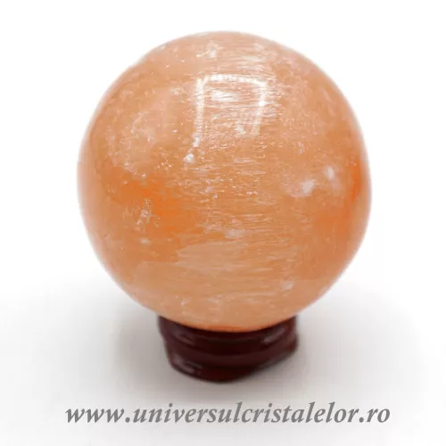 Sfera selenit orange 5.5 cm