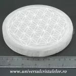 Selenit suport floarea vietii 15 cm Selenit suport floarea vietii 15 cm