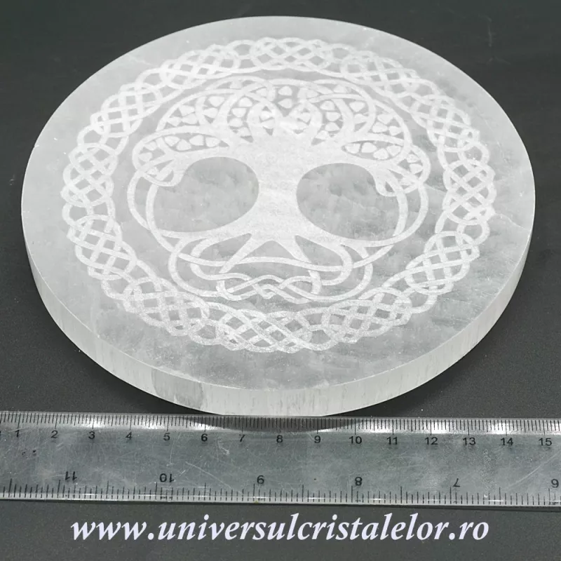 Selenit suport pomul vietii 15 cm Selenit suport pomul vietii 15 cm
