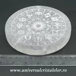 Selenit suport zodiac 15 cm Selenit suport zodiac 15 cm