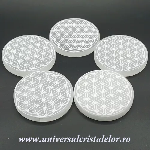 Selenit suport floarea vietii Selenit suport floarea vietii