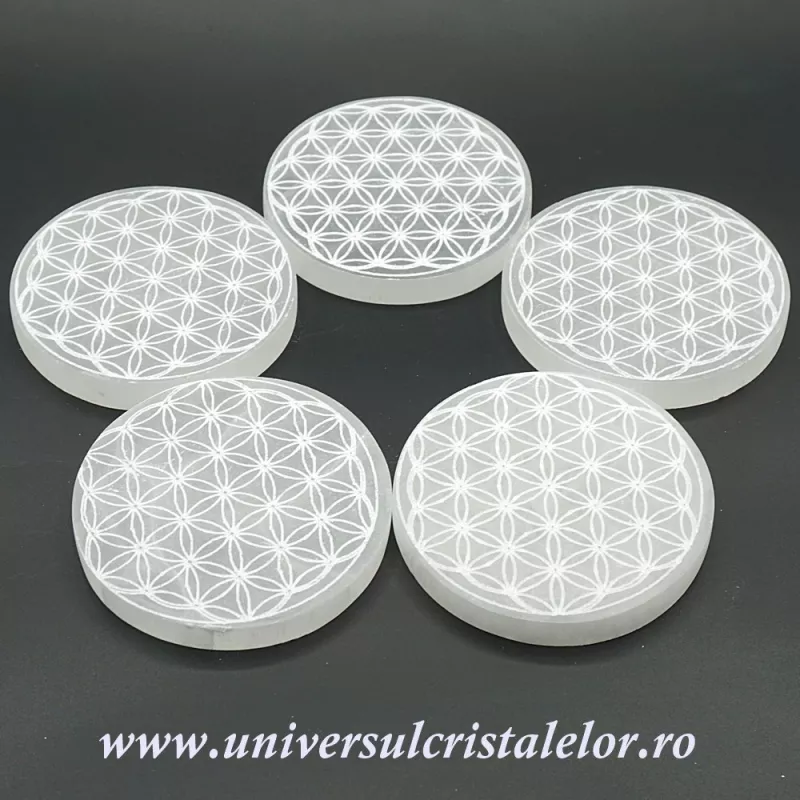 Selenit suport floarea vietii Selenit suport floarea vietii