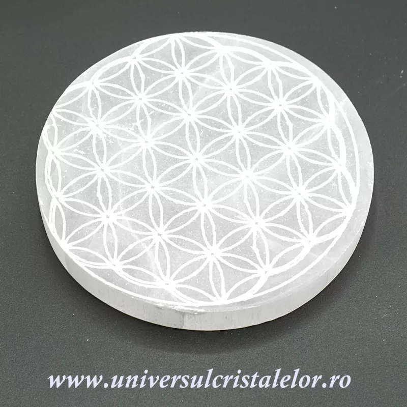 Selenit suport floarea vietii Selenit suport floarea vietii