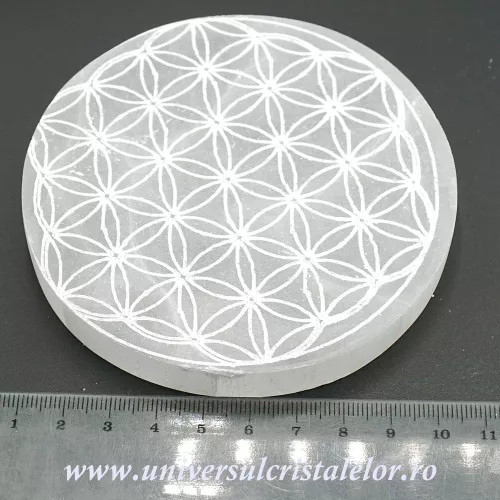 Selenit suport floarea vietii Selenit suport floarea vietii