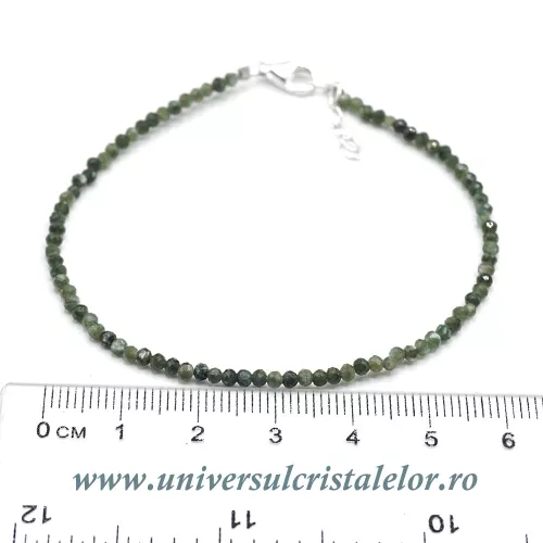 Bratara serafinit rotund fatetat - 2,4mm Bratara serafinit rotund fatetat - 2,4mm
