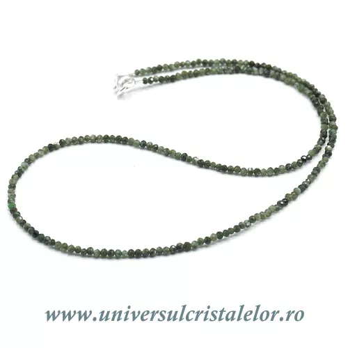 Colier serafinit rotund fatetat - 2,4mm Colier serafinit rotund fatetat - 2,4mm