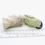 Figurina serpentin papagal m1