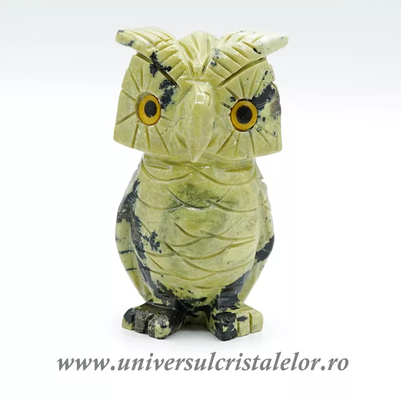 Figurina serpentin bufnita m2