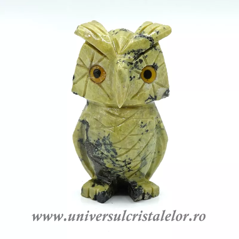 Figurina serpentin bufnita c2