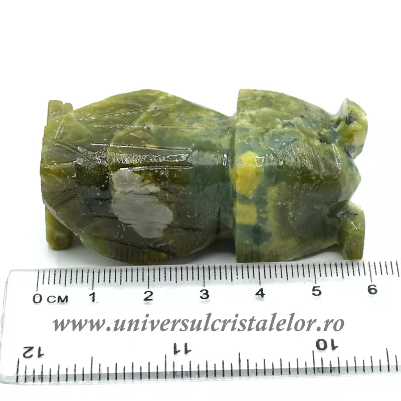 Figurina serpentin bufnita c3