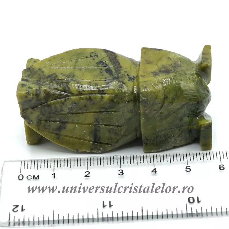 Figurina serpentin bufnita c4