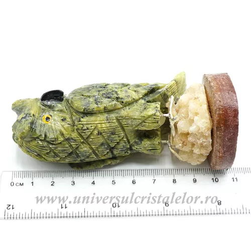 Figurina serpentin bufnita c9