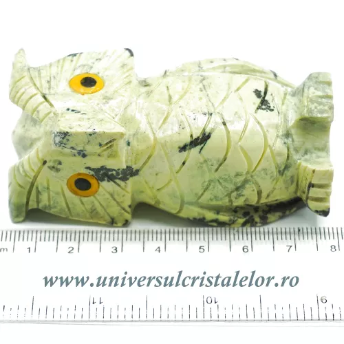 Figurina serpentin bufnita Figurina serpentin bufnita
