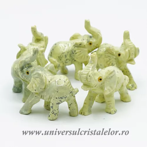 Figurina serpentin elefant
