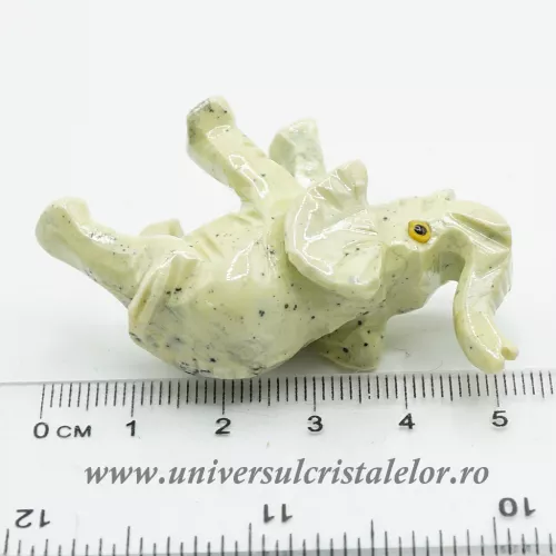 Figurina serpentin elefant