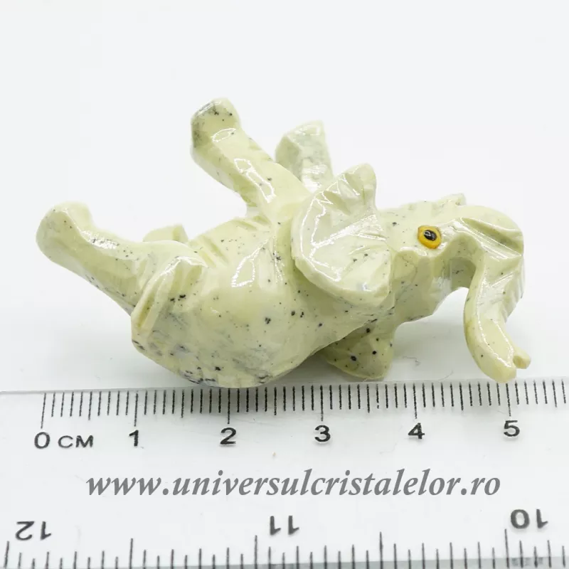 Figurina serpentin elefant