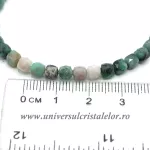 Bratara smarald cub fatetat - 4,5 mm