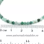 Bratara smarald rotund fatetat - 3,2 mm Bratara smarald rotund fatetat - 3,2 mm