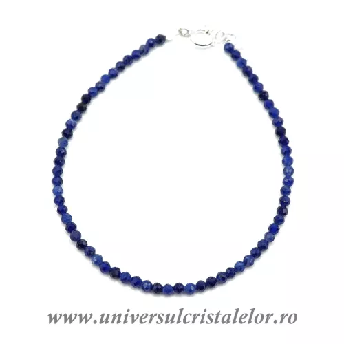 Bratara sodalit rotund fatetat 2,7 mm