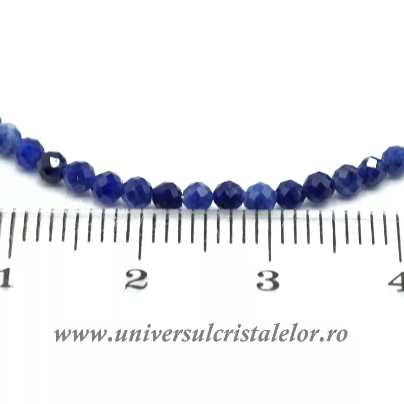 Bratara sodalit rotund fatetat 2,7 mm