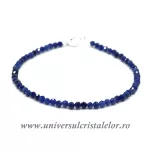 Bratara sodalit rotund fatetat 3 mm