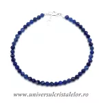Bratara sodalit rotund fatetat 3,4 mm