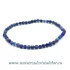 Bratara sodalit rotund fatetat pe elastic - 3 mm