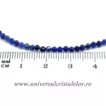 Colier sodalit rotund fatetat 2.7 mm