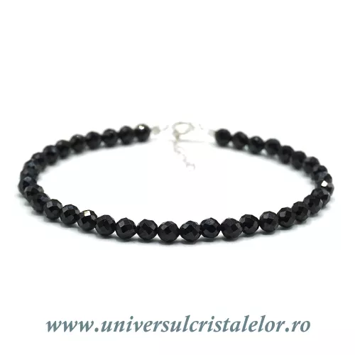 Bratara spinel rotund fatetat -4,4 mm Bratara spinel rotund fatetat -4,4 mm