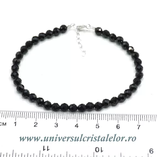 Bratara spinel rotund fatetat -4,4 mm Bratara spinel rotund fatetat -4,4 mm