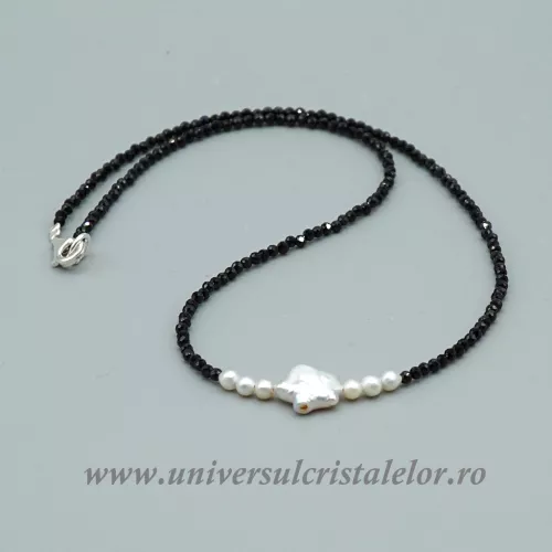 Colier spinel cu perle 2,3mm