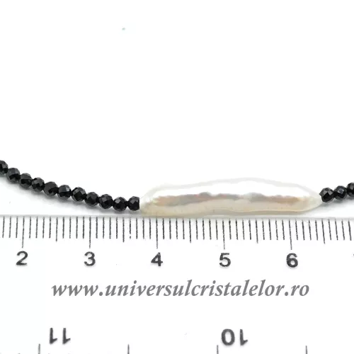 Colier spinel cu perle 