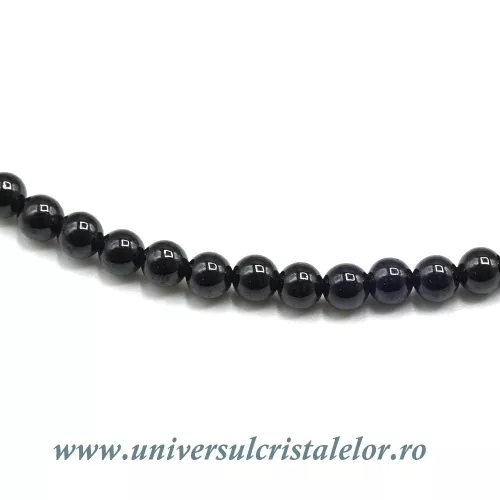 Colier spinel rotund slefuit - 3,4 mm Colier spinel rotund slefuit - 3,4 mm
