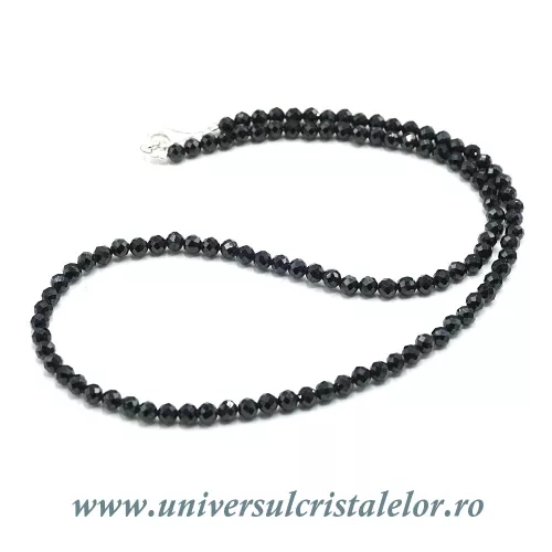 Colier spinel rotund fatetat - 4,2 mm Colier spinel rotund fatetat - 4,2 mm