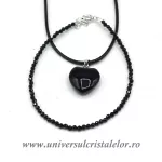 Set spinel si obsidian negru Set spinel si obsidian negru