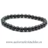 Bratara shungit rotund - 6 mm