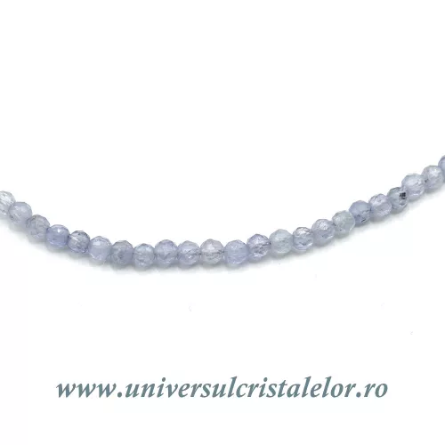 Colier tanzanit rotund fatetat - 2,5 mm Colier tanzanit rotund fatetat - 2,5 mm