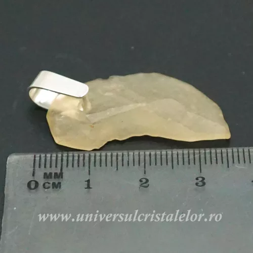 Pandantiv tectita aurie