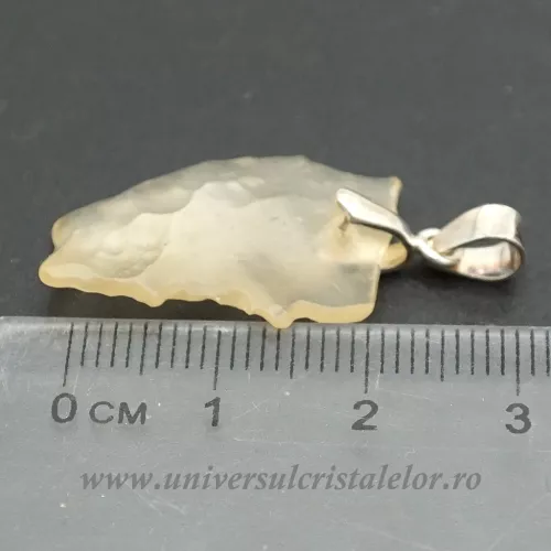 Pandantiv tectita aurie