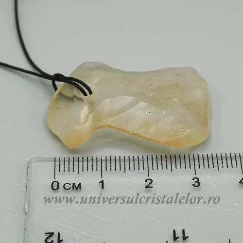 Pandantiv tectita aurie