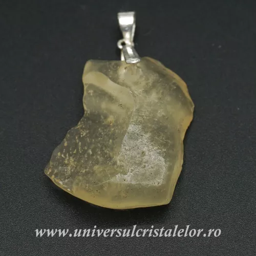 Pandantiv tectita aurie