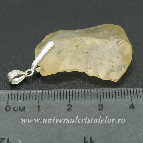 Pandantiv tectita aurie