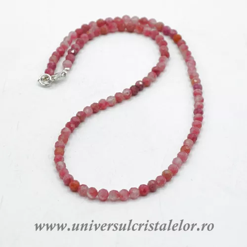 Colier thulit rotund fatetat 4,6 mm