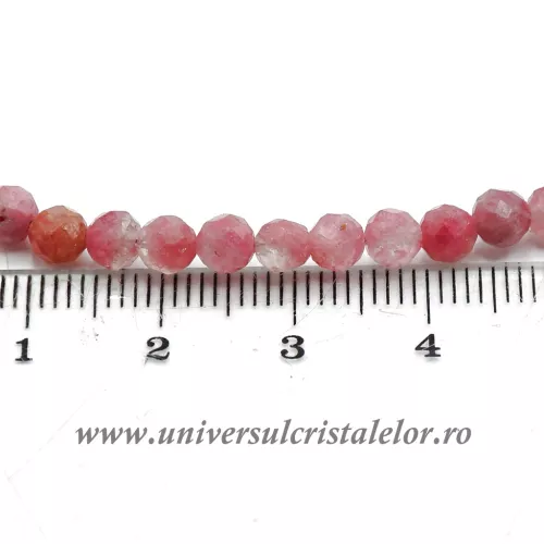 Colier thulit rotund fatetat 4,6 mm