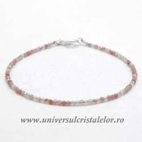 Bratara thulit rotund fatetat 2 mm