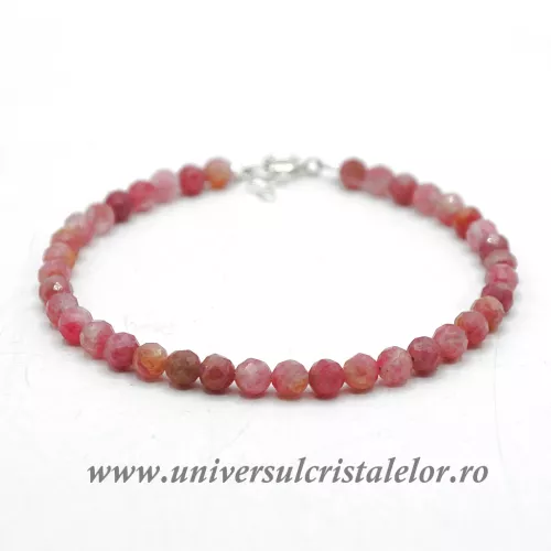 Bratara thulit rotund fatetat 4,6 mm