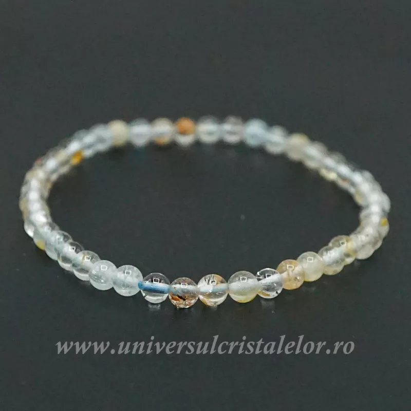 Bratara topaz bleu 4 mm